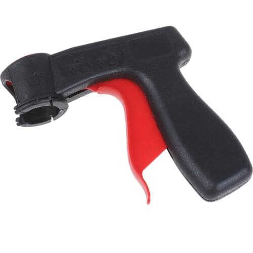 Spray Gun Adaptor Auto Polishing Paint Care Aerosol Spray Gun Handle with Full Grip Lock Car Maintenance Tool Care Accessories