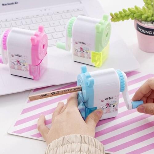 Cute Animal Cartoon Automatic Mechanical Pencil Sharpener Students Childrens Pencil Sharpener Tool School Office Stationery