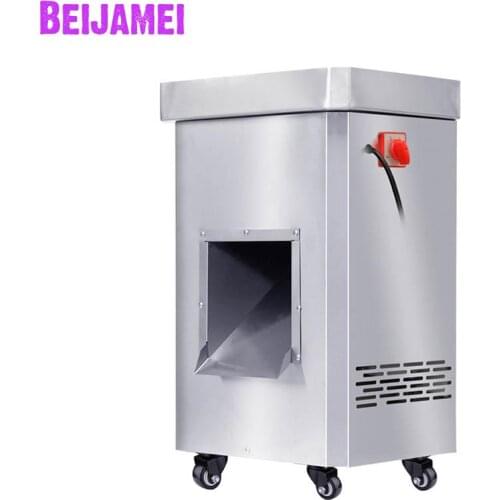 Beijamei High-efficiency Electric Meat Slicing Machine 2200W Commercial Meat Cutting Stainless Steel Meat Slicer Cutter
