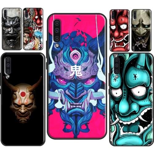 Japanese Oni Hannya Demon Mask Case For Samsung A52 A72 A12 A32 A42 A10 A30 S A40 A50 A70 A21S A20e A11 A31 A71 A51 Cover