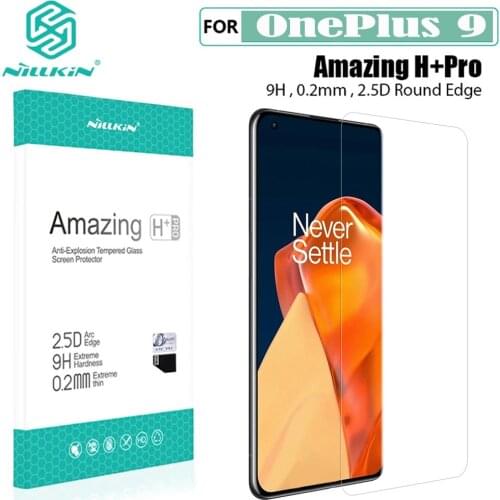 For OnePlus 9 9R Tempered Glass Nillkin H+PRO Glass Film 2.5D 9H 0.2mm Anti-Explosion Screen Protector For OnePlus9 One Plus 9