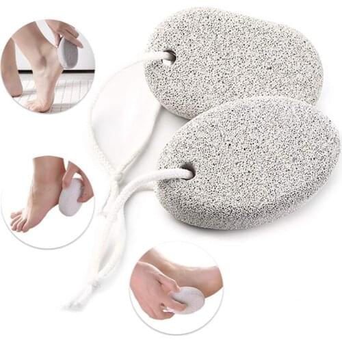 Ellipse Foot Clean Hard Skin Callus Remover Foot File Pedicure Tools Scrub Bath Pumice Stone Comfortable Foot Care Tool 2PCS