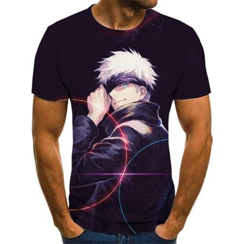 3d T-shirt Jiu-Jitsu Kaisen 2021 cool new fashion shirt for boys and girls oversize summer small high-quality top printing