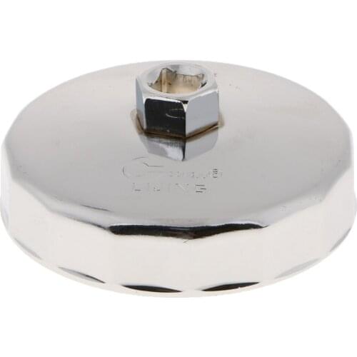 Oil Filter Wrench for 102mm Cartridge Style Filter, Housing Caps Removal with 14 Flutes Socket Remover Tool