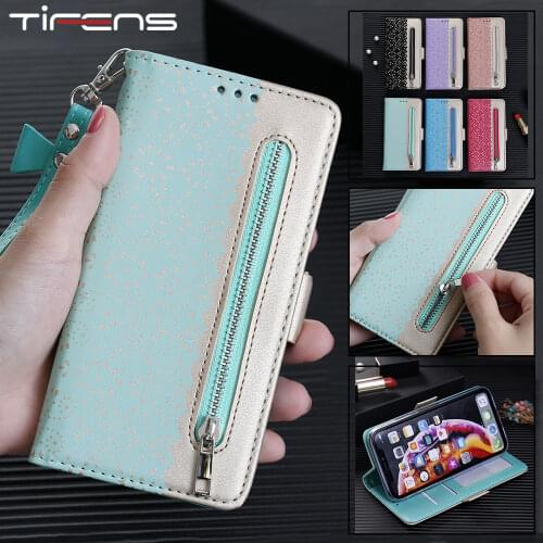 Magnetic Leather Zipper Flip Case For Xiaomi A3 9T CC9E Redmi 7A K20 Note 9 9S 8 7 Pro Max Wallet Card Holder Stand Phone Cover