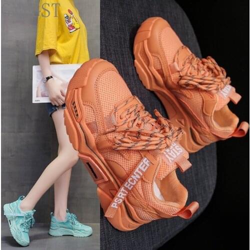 2021Hot Women Shoes Summer White Sneakers Basket Femme Super Light Vulcanized Shoes Female Mesh Sneakers Women Casual Shoe