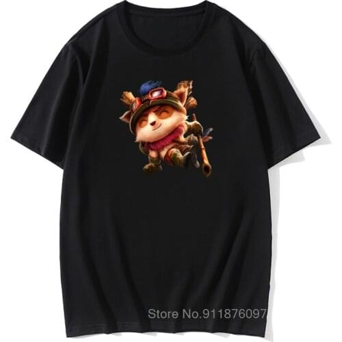 Graphic Teemo Man Top T-shirts Retro NEW YEAR DAY Short In Moscow Vintage 100% Mad Max Fabric Tops Tees Cool Tops T Shirt