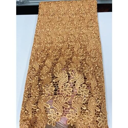 Pretty design small flowers cord lace fabric JRB-52703 chemical lace water soluble guipure lace fabric for party dress