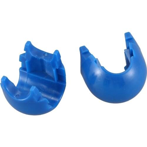 10Pcs Climbing Rope Net Plastic Connector Net Buckle Climbing Accessories for Outdoor Amusement Swing Climbing Rope Parts Blue