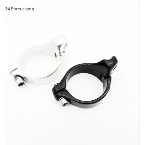 34.9mm road bike front derailleur diameter adjust aluminum bike mid tube clamp