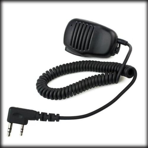 100pcs Mini PTT Speaker MIC For Radio QUANSHENG PUXING WOUXUN TYT HYT BAOFENG UV5R 888S J1015A