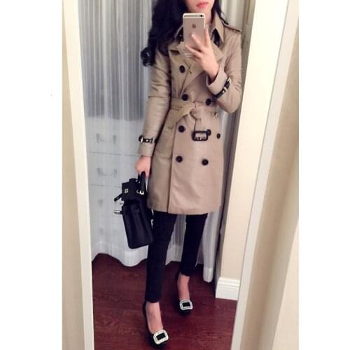 2020 Genuine Leather Jacket Womens Windbreaker Women Spring Autumn Sheepskin Coat Long Blazer Leather Jackets 53288 YY435