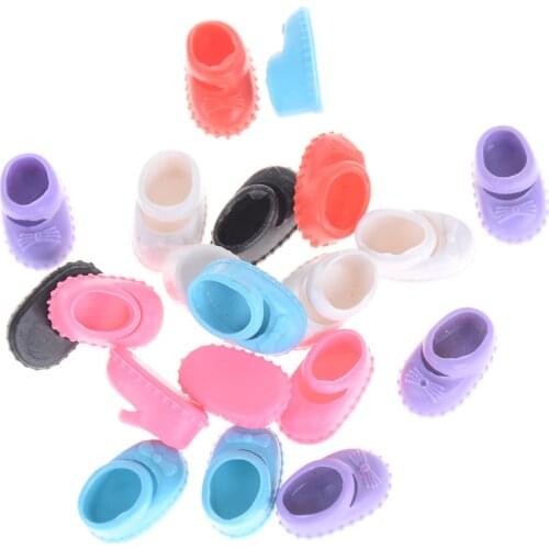 5Pairs Kelly Doll Confused Doll Shoes Kids Gift Toy 12cm best gift for girl Doll Shoes Accessories