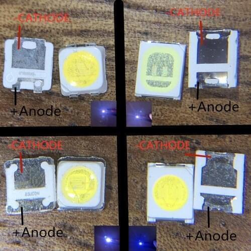 500pcs 2828 LED Backlight Flip-Chip LED 1.5W 3V 3228 2828 SPBWH1322S1KVC1BIB Cool white Application LCD for TV FOR SAMSUNG