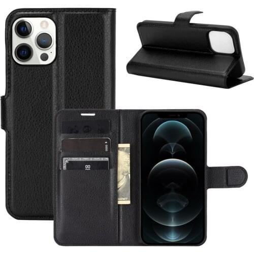 For iPhone 12 Case Flip Case For iPhone 12 High Quality Leather Stand Cover With Card Holder For iPhone 12