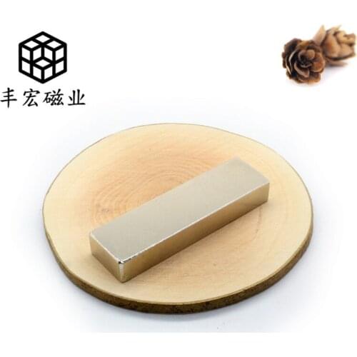 F80 * 20*10 magnetic material NdFeB strong iron absorbing stone 80*20*10 large suction strong magnetic iron sheet