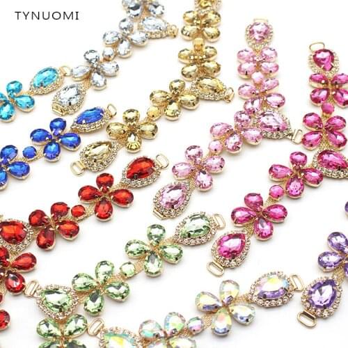 Summer Recommended 2Pce/Lot Of Acrylic Rhinestone Bikini Buckle Connector And SlippersChain Dress Wedding Decoration Accessories