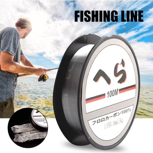 100m Nylon Fishing Line Super Strong Pull Anti Curl Cut Water Quickly Wear Resistant Bite Resistant Fishing Line