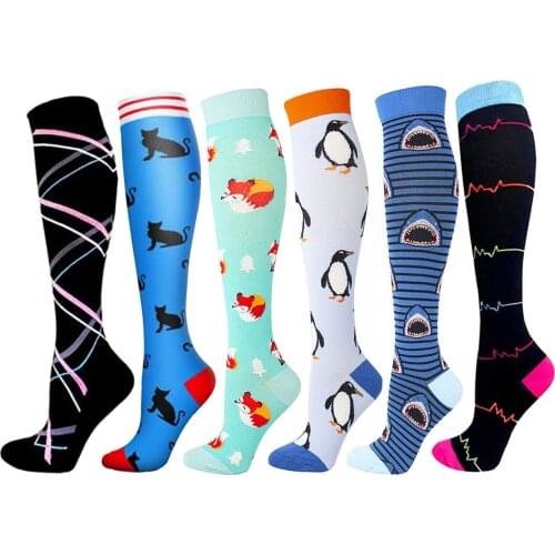 58 Styles Compression Socks Fit For Nurses Plantar Fasciitis Varicose Veins Socks Edema Diabetes Outdoor Sports Compress Socks