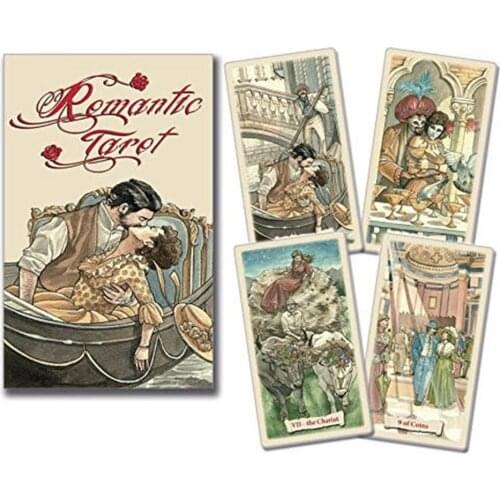 2020 Newest 78pcs Romantic Tarot Cards Oracle Cards Deck Mysterious Tarot Cards Deck Board Game With Colorful Box PDF Guidebook