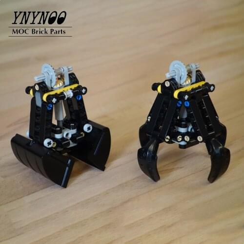 NEW High-Tech Excavator Clamshell Bucket Grab Modfied from Grabber Arm Claw MOC Building Blocks Model Bricks DIY Toys Gifts