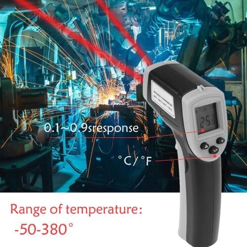 -50~380°C Plastic Handheld Non-Contact Infrared Thermometer sensor For GM320(No Battery) Industrial Measurement Pyrometer