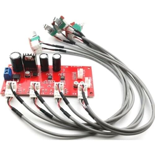 AD828 Stereo Preamp Amplifier Board Treble Middle B Volume Tone Control Pre-Amp Preamplifier Board Better Than NE5532