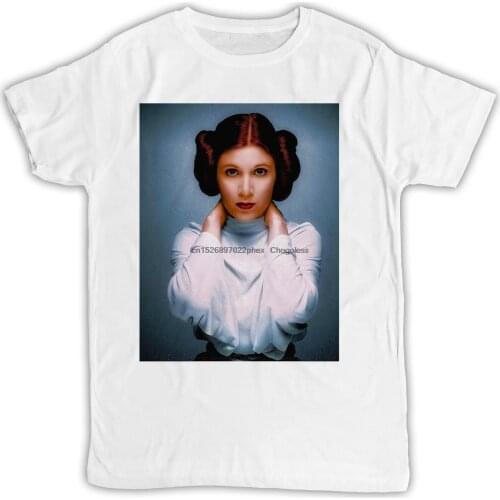 PRINCESS LEIA CARRIE FISHER POSTER IDEAL GIFT BIRTHDAY PRESENT COOL RETRO TSHIRT