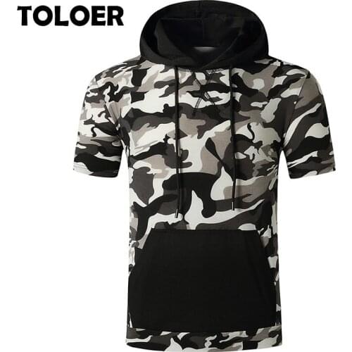 TOLOER Mens Camouflage T-Shirts