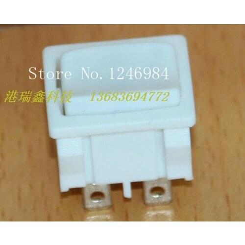[SA]Trigger power switch Pyunik PRONIC white six -way double reset square feet BR-23A Rocker Switches--50pcs/lot