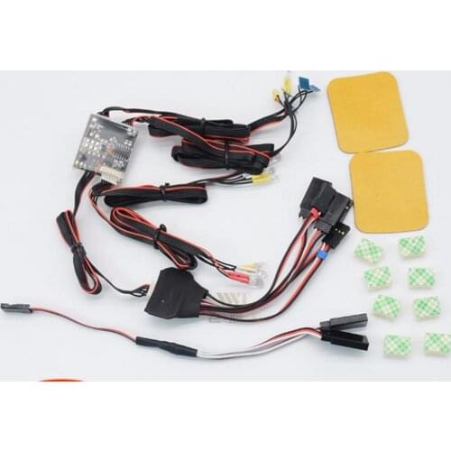 TRX4 TRX-4 T4 Land Rover Defender OP modified upgrade accessories Linked strobe light group lights