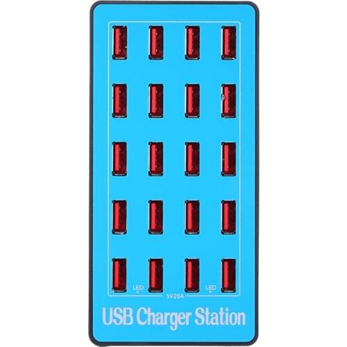 USB HUB 20 Port Smart Charging USB Multi Splitter Fast Charger Station Wall Power Adapter For Laptop