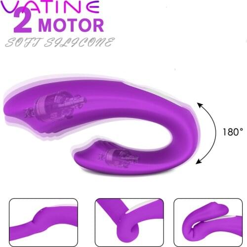 VATINE G-spot Vibrator Bendable Clitoris Vagina Stimulator Vibrator Sex Toys for Women Couple Share Wireless Remote Control