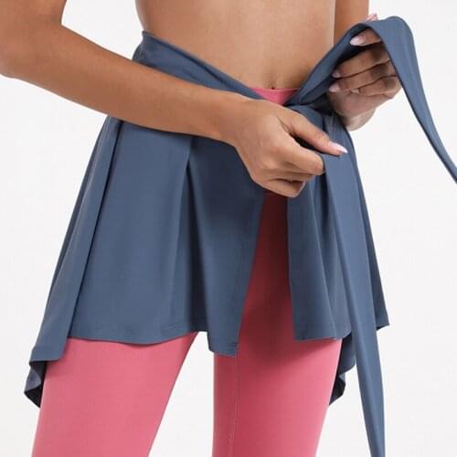 Hip Thin Straps Yoga Skirt Shorts Gym Dance Women Slim Fit High Waist Fitness Sports Shorts Summer Running Tennis Workout