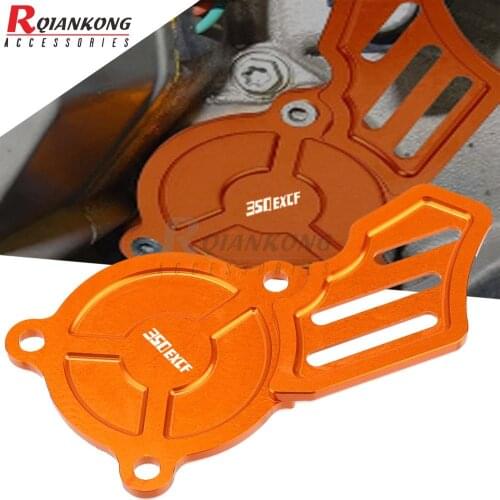 Dirt Bike Oil Pump Guard Cover Cap ProtectFor 350EXC-F 350 EXC-F CKD/SIX DAYS/Six Days CKD/WESS 350EXCF 2017 2018 2019 2020 2021
