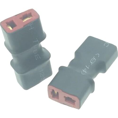 1pce No wire adapter connector T-Plug Deans Female to T-Plug Female for RC battery charger