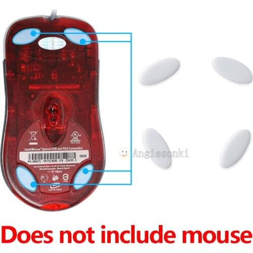 2sets skates replacement mouse feet white For Microsoft IE3.0 mouse