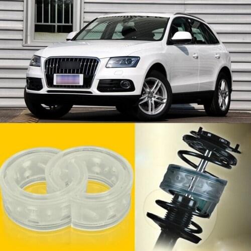 2pcs Power Front /Rear Shock Suspension Cushion Buffer Spring Bumper For Audi Q5