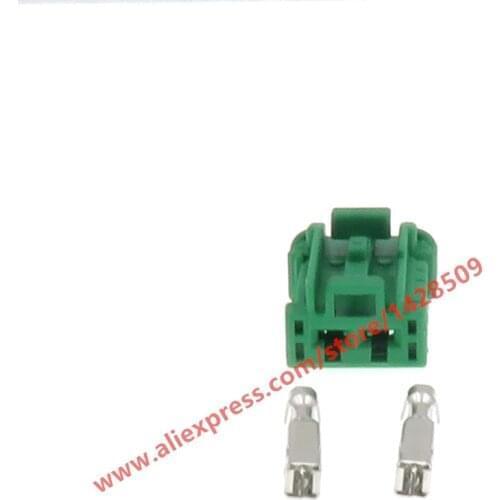 20 Sets 2 Pin Auto Electrical Fan Socket Female Cable Connector Flame Retardant Plug For Cars 01-3216742G7