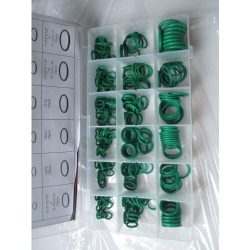270PCS R134A 18 Sizes Assortment Car Air Condition Rubber Ring O-Rings Seal A/C Repair Automotive AC Pipe Tool
