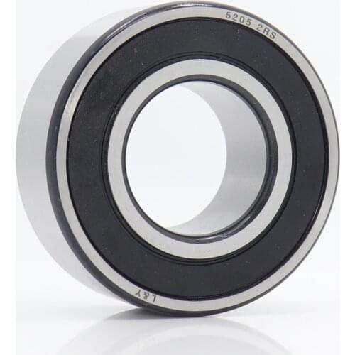 5205 2RS Bearing 25 x 52 x 20.6 mm 1PC Axial Double Row Angular Contact 5205RS 3205 2RS 3056205 Ball Bearings