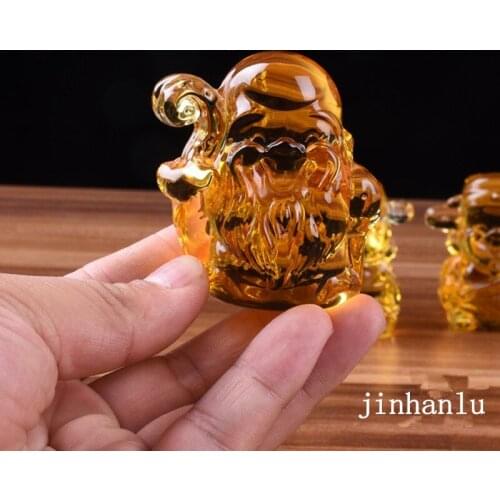 God of wealth Five mascot Like Mammon Crystal Crafts Fengshui Ornaments Creative Sculpture Home Decor Statue Gifts Souvenirs
