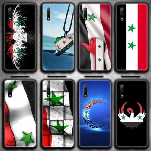 Syria national Flag Phone Case for Huawei Honor 30 20 10 9 8 8x 8c v30 Lite view 7A pro