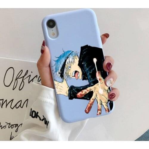 YNDFCNB Jujutsu Kaisen Anime Phone Case for iphone 11 12 mini pro max 7 8 plus 6 6s x xs max xr coque