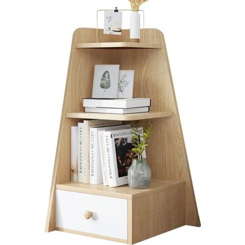 Bookshelf Modern Minimalist Desktop Multi-layer Storage Rack Desk Corner Against The Wall Fashion Beautiful Large-capacity Rack