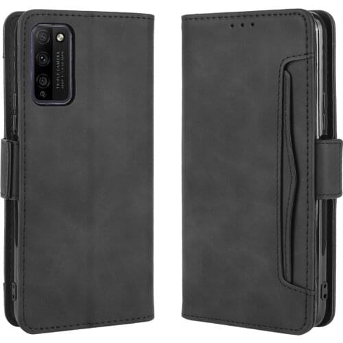 Card Slots Drop Protection Leather Case for Huawei Honor 10X Lite Full Body Cover Shock Proof Phone Bag