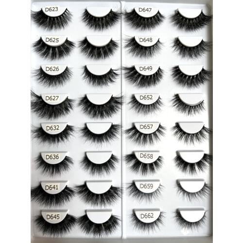 Mikiwi 5D Mink Eyelashes Lashbook Collection lash bible Multi Pack 25mm Fluffy Mink lashes Lash book Wholesale