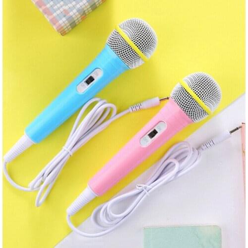 Children Wired Microphone Toy Smartphones Karaoke Musical Instrument Karaoke Singing Children Music Electronic Items Kids Gifts