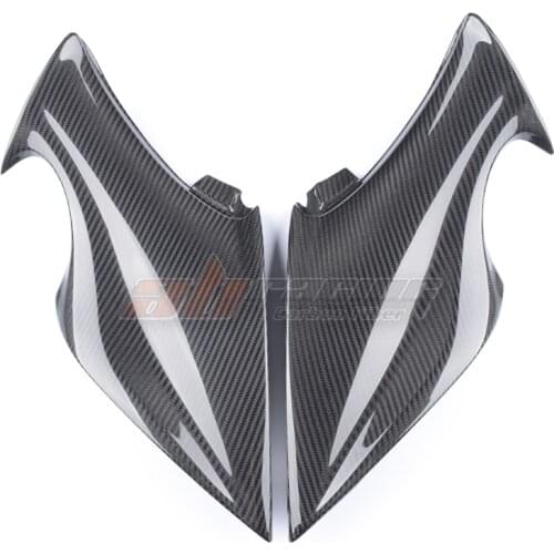 Motorcycle Side Tank Covers For Suzuki GSX-S1000 2015 16 17 18 Full Carbon Fiber
