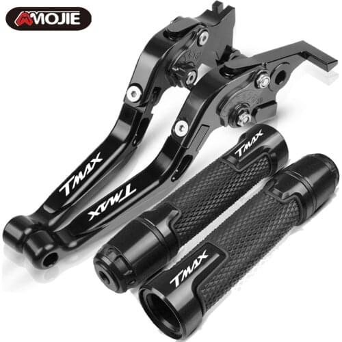 Motorcycle Accessories Extendable Brake Clutch Levers Handlebar Grips ends For YAMAHA TMAX 530 T-Max 530 SX DX 2017 2018 2019